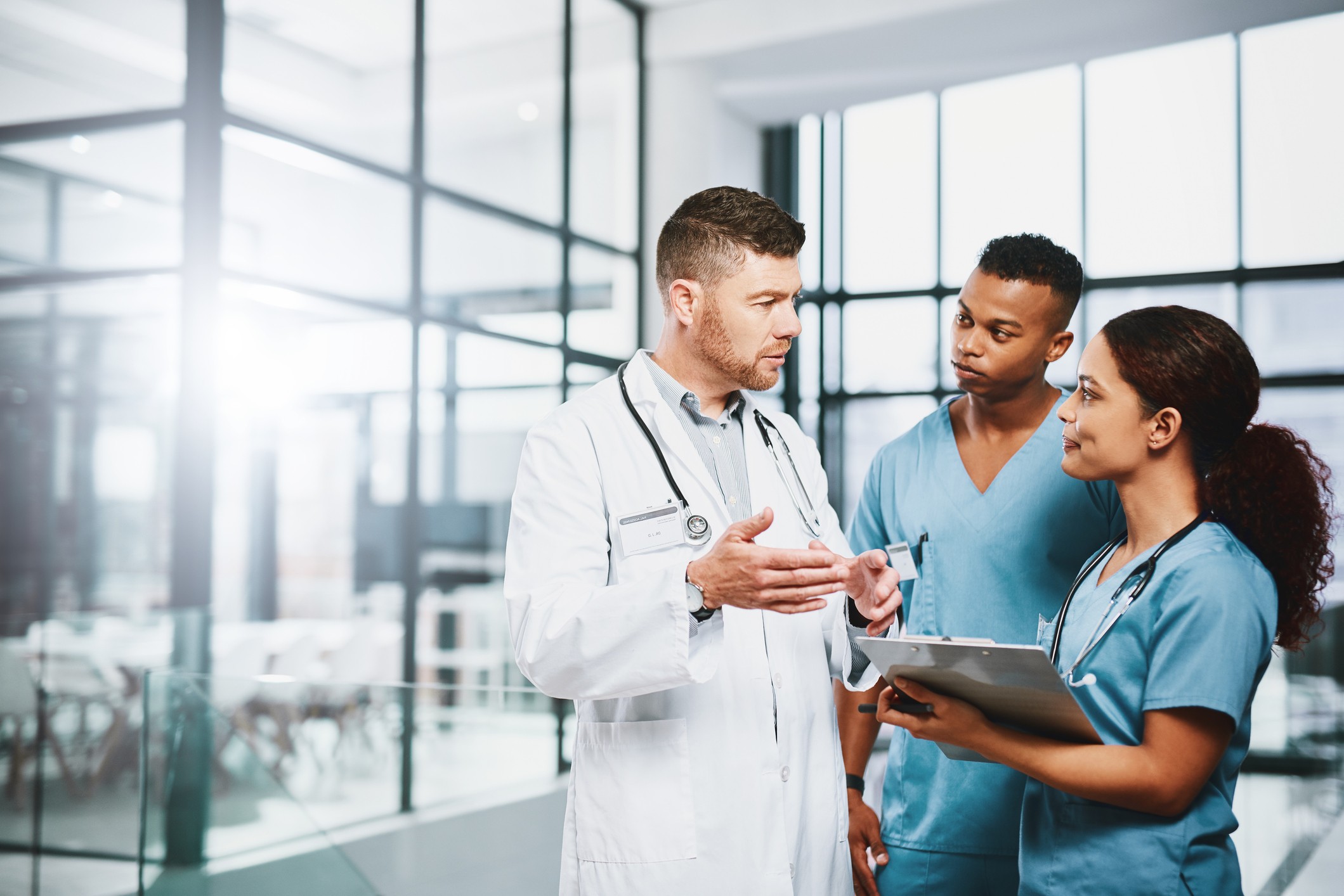 Healthcare professionals working together in Canada